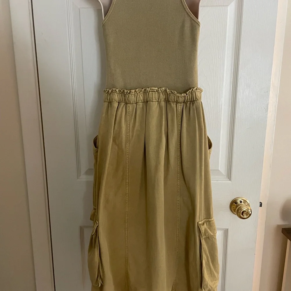 Free People Stylish‎ Tan Sleeveless Dress - Picture 5 of 5